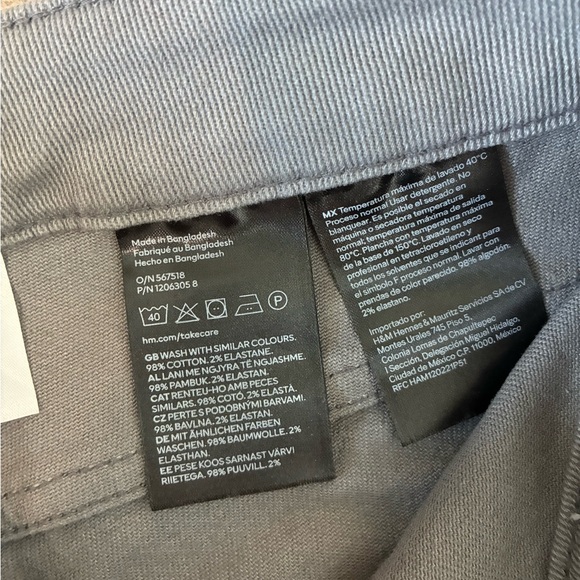 H&M Divided Gray Wide Leg Jeans Womens Size 4 - Picture 13 of 13